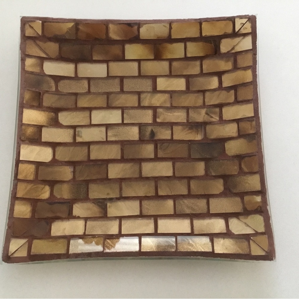 Yankee Candle Mosaic Glass Square Tray
